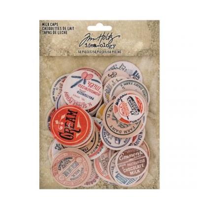 Idea-ology Tim Holtz Die Cuts - Milk Caps